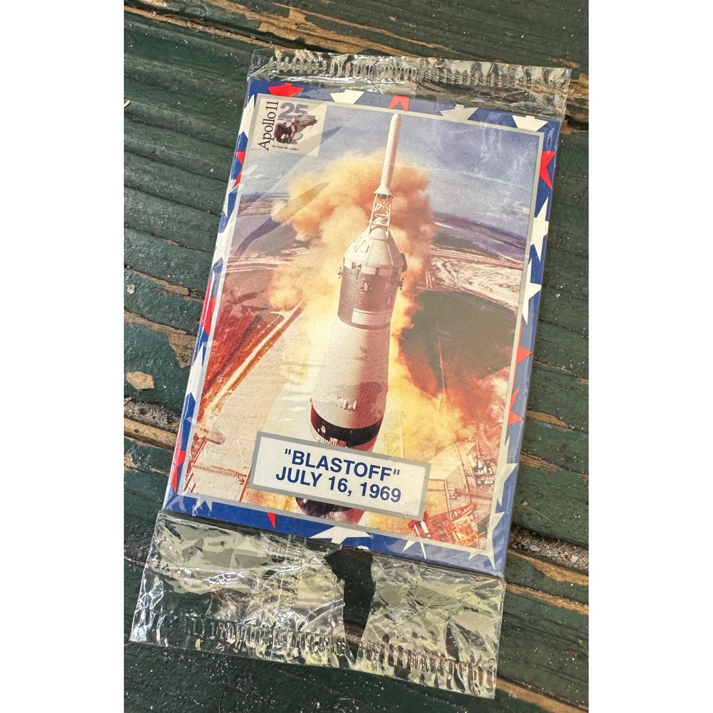 Vintage 1994 Citgo Apollo 11 25th Anniversary Blastoff NASA Card Sealed A3507